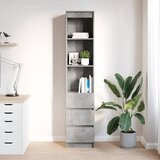 Visoka ploča beton siva 37,5x35x180 cm izrađeno drvo | shoptok.hr