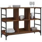  Komoda smeđa boja hrasta 102x32x73 5 cm od konstruiranog drva | shoptok.hr