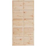 vidaXL Vrata za staju 100x208 cm od masivne borovine | shoptok.hr
