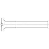  Matični vijak M5x60 DIN963 A4 UPUŠTENA GLAVA | shoptok.hr