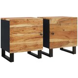 Maison Chic Dvo delni komplet Nočne omarice - Nočne mize 40x33x46 cm trden akacijev les, (21689129) Cene