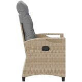  Vrtna stolica 2 pcs Bež i svijetlo siva 56 x 60 x 112 cm - bež i svjetlosiva | shoptok.hr