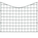 Set vrtnih ograda s donjim lukom 77,5 x 64 cm zeleni | Eponuda.com