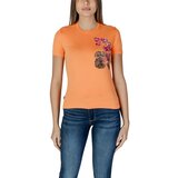 Desigual Majice s kratkimi rokavi TS_BOTANICAL_LACROIX 25SWTK48 Oranžna | Shoptok.si