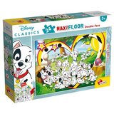 Lisciani Disney 101 dalmatinaca 2 u 1 maxi slagalica od 24 dijela i bojanka 70x50 cm - Lisciani | shoptok.hr