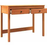  Stol s ladicama Max smeđa 100 x 50 x 78 cm Čvrsto borovo drvo | shoptok.hr
