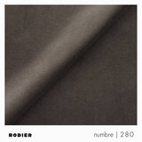Rodier Sivorjava žametna raztegljiva sedežna garnitura 256 cm Rene – | Shoptok.si