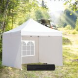  Paviljon Sa Mehanizmom 3x3m Beli Tri Stranice Torba Cene