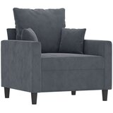  3-dijelni set sofa s jastucima tamnosivi baršunasti | Eponuda.ba