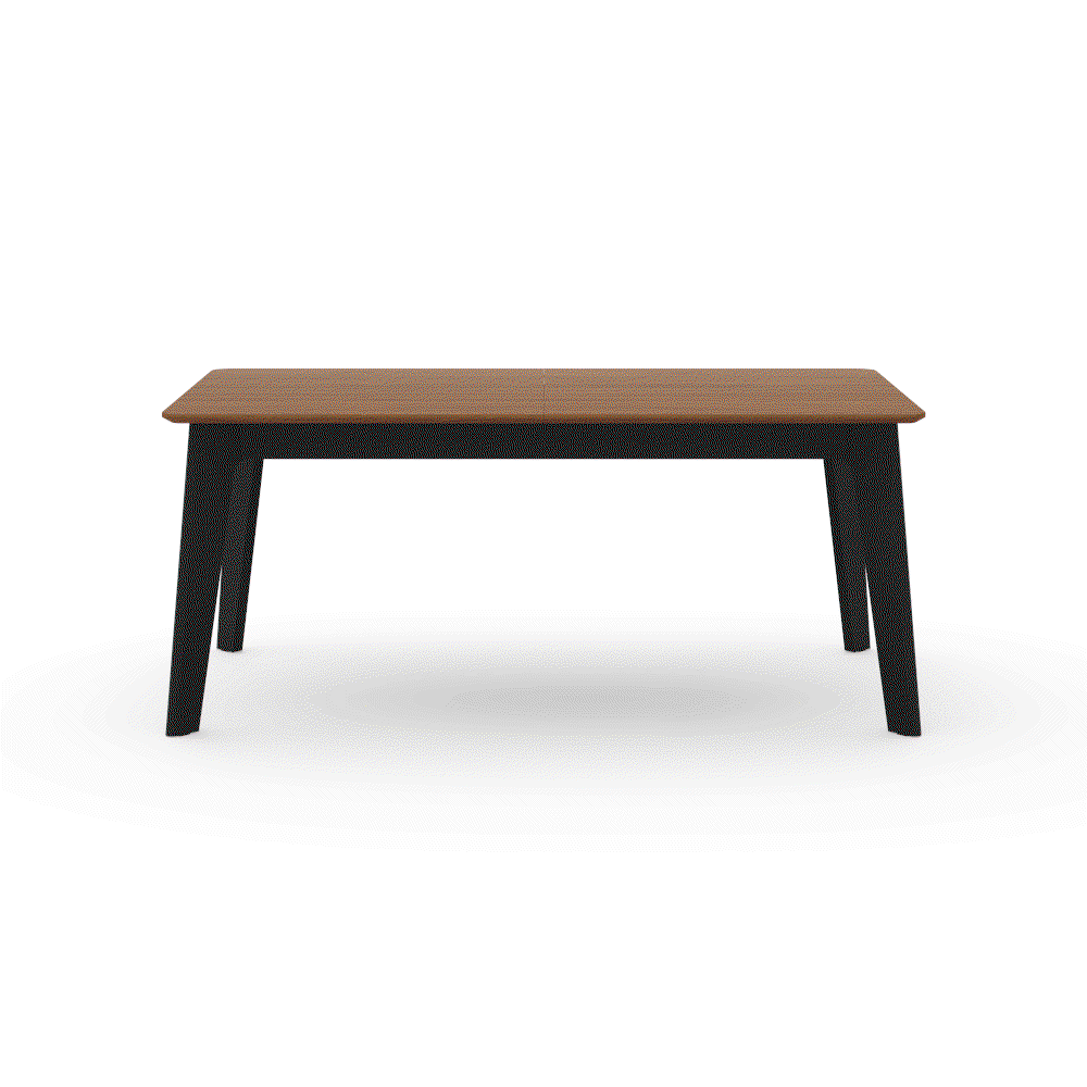TemaHome Raztegljiva jedilna miza z mizno ploščo v orehovem dekorju v naravni barvi 100x180 cm Shadow – | Shoptok.si