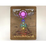  Li-Go 4421/A/4 - LED zidna dekoracija LED/10W/5V 30000 mAh 70x90 cm hrast/čakre | Eponuda.com