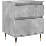 vidaXL Nočna omarica 2 kosa betonsko siva 40x35x50 cm inženirski les | Shoptok.si
