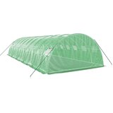  Staklenik s čeličnim okvirom zeleni 40 m² 10 x 4 x 2 m | shoptok.hr