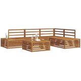  Set vanjskih sofa 5 Komad Prirodna Čvrsto drvo akacije | shoptok.hr