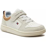 Tommy Hilfiger Superge Low Cut Lace-Up/Velcro Sneaker T1X9-33341-1269 S Beige/Off White A360