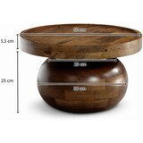 MID.YOU KLUBSKA MIZA, rjava | Shoptok.si