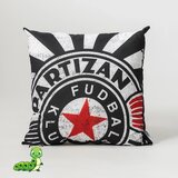  Ukrasni jastučić grb fk partizan Cene