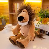 Plišana igračka Lav s bujnom grivom 22cm - smeđi | shoptok.hr
