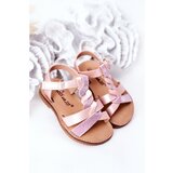 Kesi sandale za devojčice sa šljokicama Roze Batilda | ePonuda.com