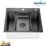  Crna inox sudopera sa slavinom (set) - - HD5550R | ePonuda.com