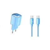 McDodo CH-8265 SET ZIDNI PUNJAČ USB-C + KABL TIP-C 65W 1,2m PLAVA | Eponuda.com