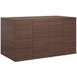 vidaXL Kutija za vrtne jastuke od PE ratana 194 x 100 x 103 cm smeđa Cijene