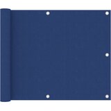 Balkonski zastor plavi 75 x 300 cm od tkanine Oxford | Eponuda.com