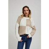 Marisse Sweater With A Geometric Pattern Cene