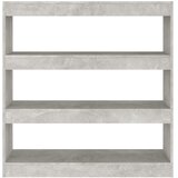 Ormarić za knjige / sobna pregrada boja betona 100x30x103 cm | Eponuda.ba