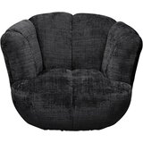 MID.YOU FOTELJ, črna tekstil | Shoptok.si