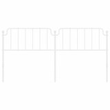  Metalno zamjensko uzglavlje bijelo 200 cm | shoptok.hr