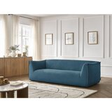 Bobochic Paris Modra sedežna garnitura iz rebrastega žameta 242 cm Giorgia – | Shoptok.si