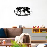 Wallity Zidna dekoracija Dünya, 58x116 cm, 8 mm, Crna | ePonuda.com
