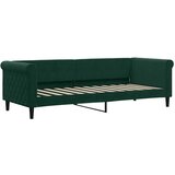  Dnevni krevet na razvlačenje tamnozeleni 80 x 200 cm baršunasti | shoptok.hr