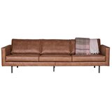 BePureHome Rjava zofa s prevleko iz recikliranega usnja Rodeo, 277 cm | Shoptok.si