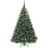 vidaXL Umjetno božićno drvce s stalakom Zelena 180 cm PE i PVC | shoptok.hr