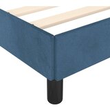  Posteljni okvir z vzglavjem temno moder 160x200 cm žamet, (20906365) | Shoptok.si