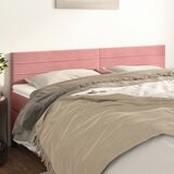  Uzglavlja ružičasta 160x5x78/88 cm baršunasta | shoptok.hr