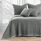 Filumi Sivo pregrinjalo iz šenilje 220x240 cm Talo – | Shoptok.si
