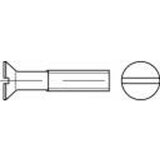 Toolcraft TO-5450295 upušteni vijci M8 80 mm utor DIN 963 mjed 100 St. | shoptok.hr