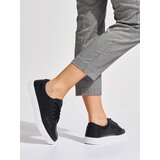 Sergio Leone Black women's leather sneakers Cijene