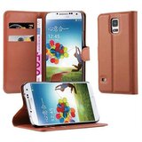 Cadorabo Samsung Galaxy S5/S5 NEO v sedlo rjave barve - Zaščitni ovitek z magnetnim zapiranjem, stoječo funkcijo in režo za kartice, (20557294) | Shoptok.si