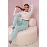 Kesi Striped leggings mint pants Cijene