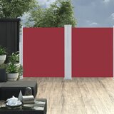 Maison Chic Zložljiva stranska tenda - Senčniki rdeča 140x600 cm, (22041592) | Shoptok.si