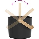  Set kofa za saunu 2 pcs Crna 8.5 x 8 x 4.5 cm Aluminij | shoptok.hr
