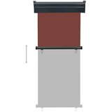 Balkonska bočna tenda 85 x 250 cm smeđa | shoptok.hr