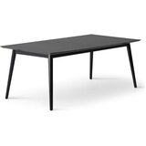 Hammel Furniture Črna raztegljiva jedilna miza s črno mizno ploščo 100x210 cm Meza – Cene