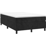 Box spring krevet s madracem crni 120 x 200 cm baršunasti | shoptok.hr