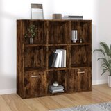 The Living Store Knjižna omara dimljeni hrast 98x30x98 cm - Knjižna Omara, (21431578) Cene