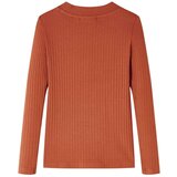  Dječja majica s dugim rukavima boja konjaka 116 | shoptok.hr